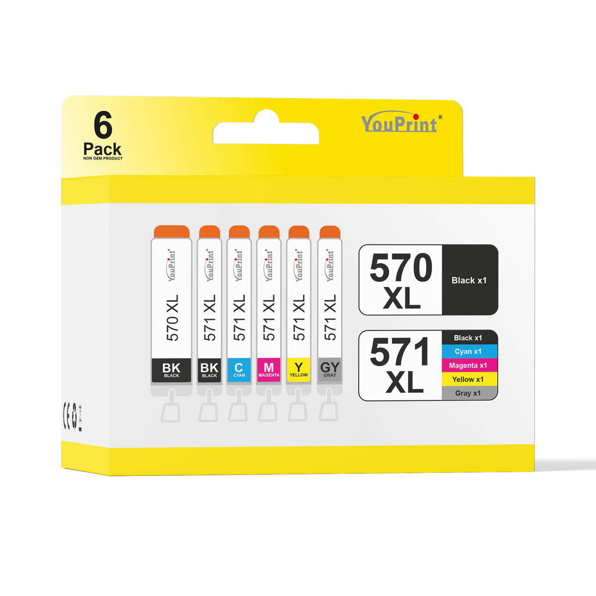youprint 570/571 Verpackung 6er-Pack